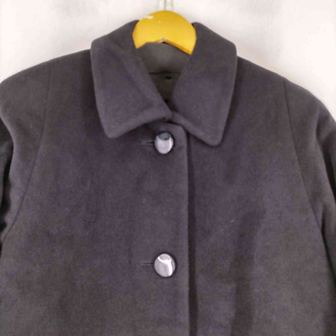 Plata Elegance アンゴラ混 ステンカラーコート レディース