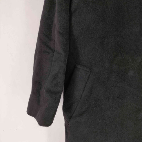 Plata Elegance アンゴラ混 ステンカラーコート レディース