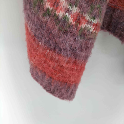 パーバーズ PERVERZE Blend Border Knit Cardigan ブレンドボーダー ニットカーディガン レディース FREE