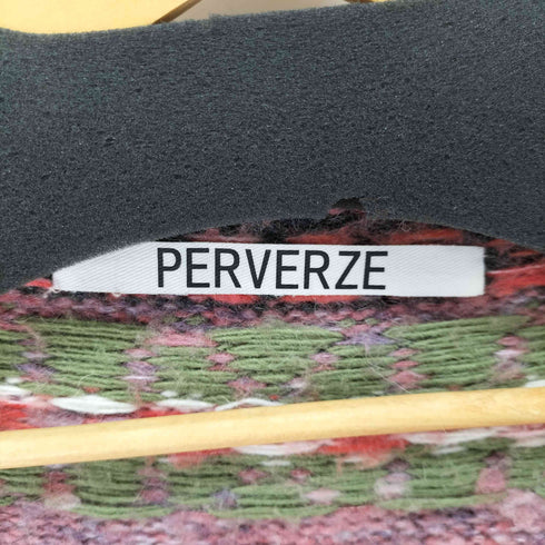 パーバーズ PERVERZE Blend Border Knit Cardigan ブレンドボーダー ニットカーディガン レディース FREE