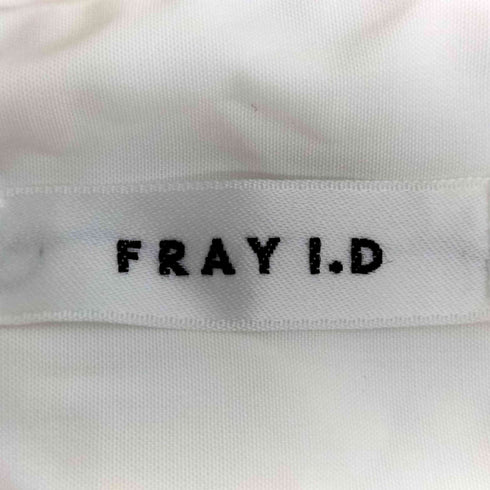 フレイアイディー FRAY I.D 24SS ベルト付きカシュクールシャツワンピ レディース JPN:1