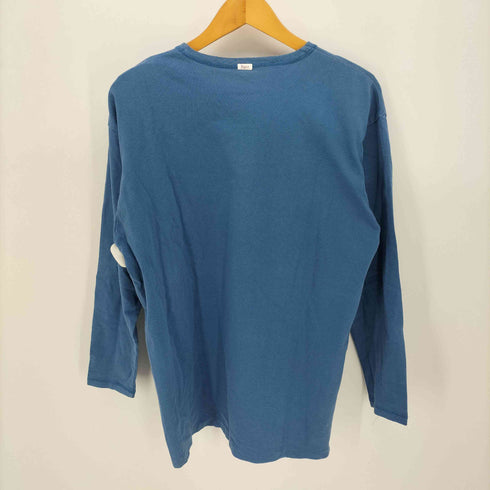 パパス papas ヘンリーネック L/S Tシャツ メンズ