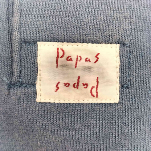 パパス papas ヘンリーネック L/S Tシャツ メンズ