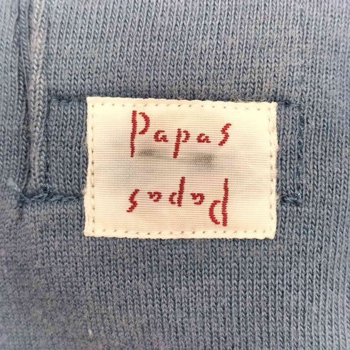 パパス papas ヘンリーネック L/S Tシャツ メンズ