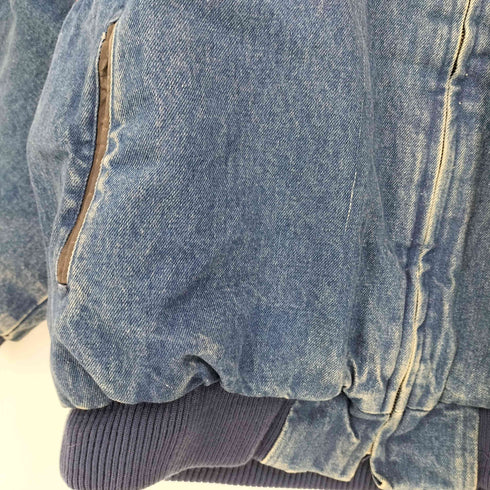 サンバレー Sun Valley 80s~90s デニム キルティング切替 ボンバージャケット メンズ import:L