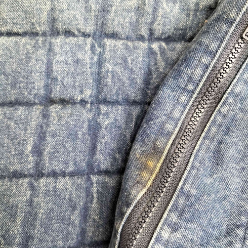 サンバレー Sun Valley 80s~90s デニム キルティング切替 ボンバージャケット メンズ import:L