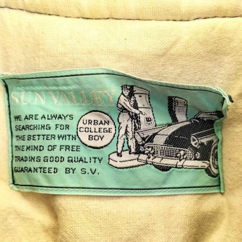 サンバレー Sun Valley 80s~90s デニム キルティング切替 ボンバージャケット メンズ import:L