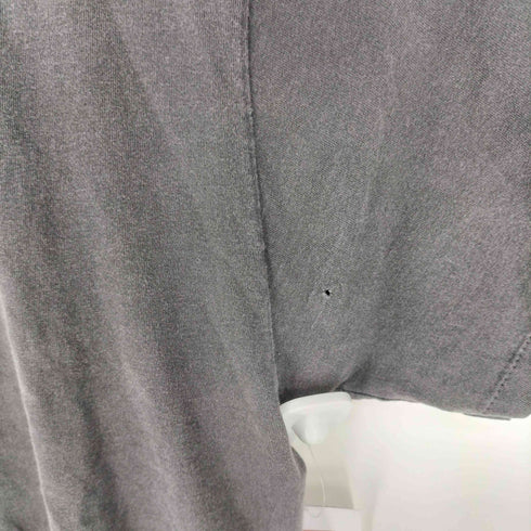 オニータ ONEITA 90S USA製 POWER PRO シングルステッチ 無地 S/S クルーネック Tシャツ メンズ import:L