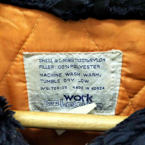 シアーズ Sears work leisure 襟ボア フライトジャケット メンズ