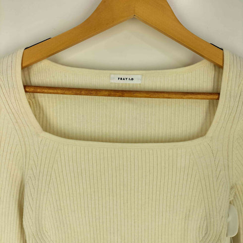 フレイアイディー FRAY I.D 24AW スクエアデコルテリブニット レディース ONE SIZE