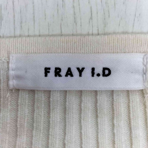 フレイアイディー FRAY I.D 24AW スクエアデコルテリブニット レディース ONE SIZE