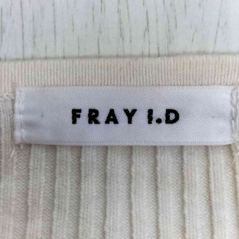 フレイアイディー FRAY I.D 24AW スクエアデコルテリブニット レディース ONE SIZE