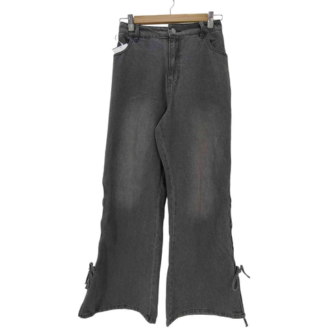 クティール kutir オーバーダイリボンフレアデニムパンツ レディース JPN:L