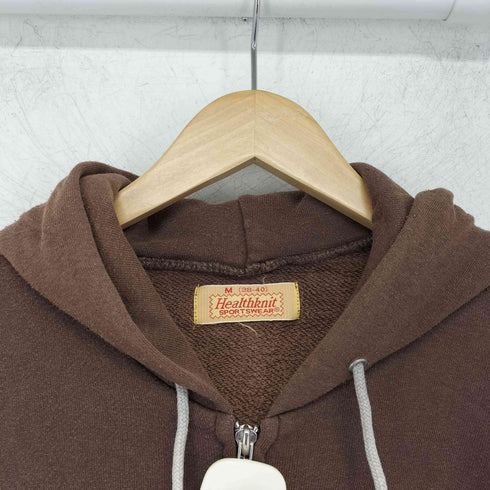 ヘルスニット Healthknit コットン ジップアップパーカー メンズ import:M