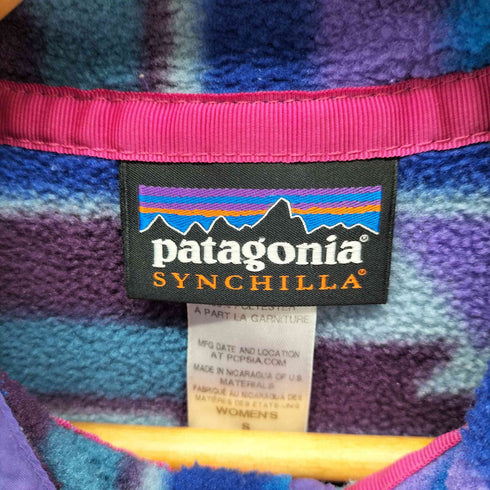 パタゴニア patagonia シンチラスナップT フリースプルオーバー レディース S