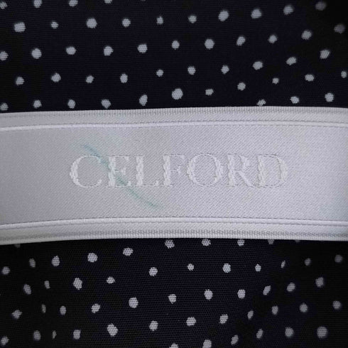 セルフォード CELFORD カシュクール リボンノースリーブワンピース レディース