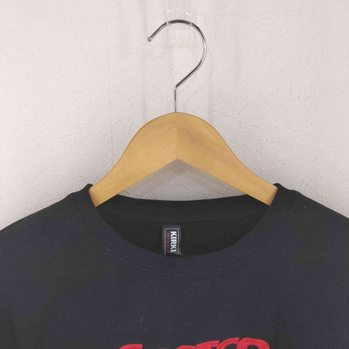 企業ロゴ 刺繍 裏起毛 スウェット レディース import:S