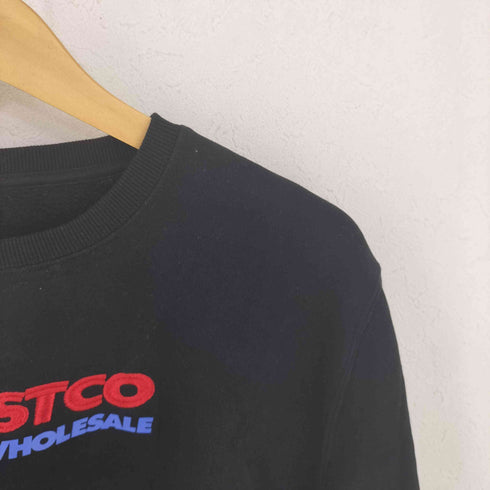 企業ロゴ 刺繍 裏起毛 スウェット レディース import:S