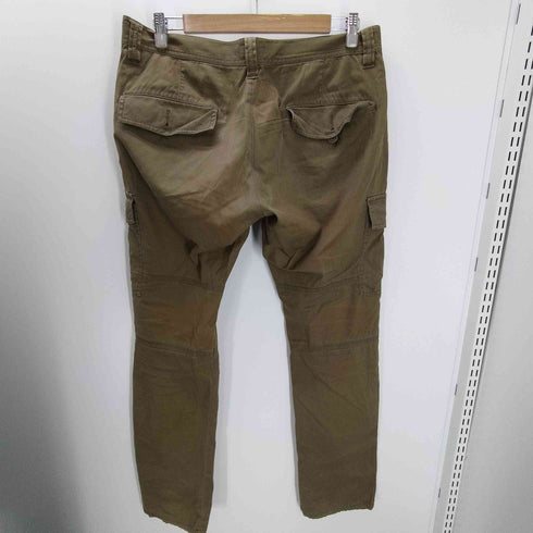 バーバリーブラックレーベル BURBERRY BLACK LABEL 00S 内側 ノバチェック コットン ダブルニー カーゴ パンツ Y2K メンズ W82