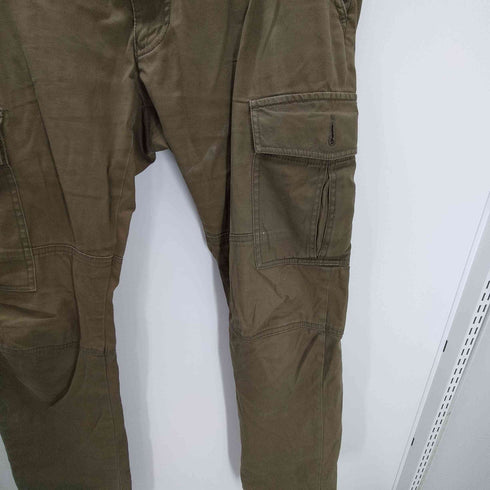 バーバリーブラックレーベル BURBERRY BLACK LABEL 00S 内側 ノバチェック コットン ダブルニー カーゴ パンツ Y2K メンズ W82