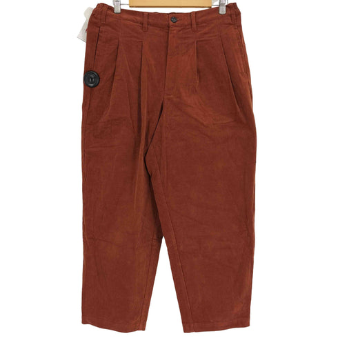 ケレン kelen 25AW 2TUCK COCOON CORD TROUSER SEURAT 2タック コットン コクーンコード トラウザーズ パンツ メンズ 40