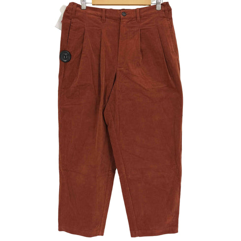 ケレン kelen 25AW 2TUCK COCOON CORD TROUSER SEURAT 2タック コットン コクーンコード トラウザーズ パンツ メンズ 40