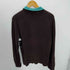バーバリーブラックレーベル BURBERRY BLACK LABEL ロゴ 刺繍 L/S ローゲージ コットン ポロ ニット バイカラー 襟付き セーター メンズ 2