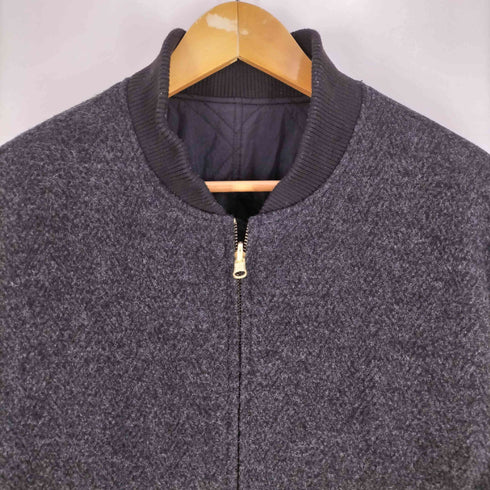 シンプリシテェ SIMPLICITE 23aw リブカラーリバーシブルコート レディース