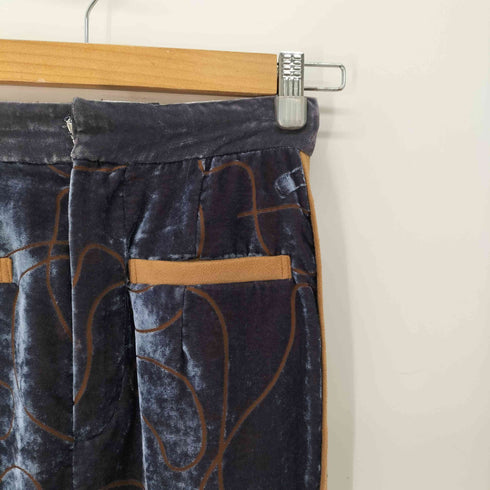 メゾンスペシャル MAISON SPECIAL Burn Out Handout Pants/オパールベルベットパンツ レディース JPN:36
