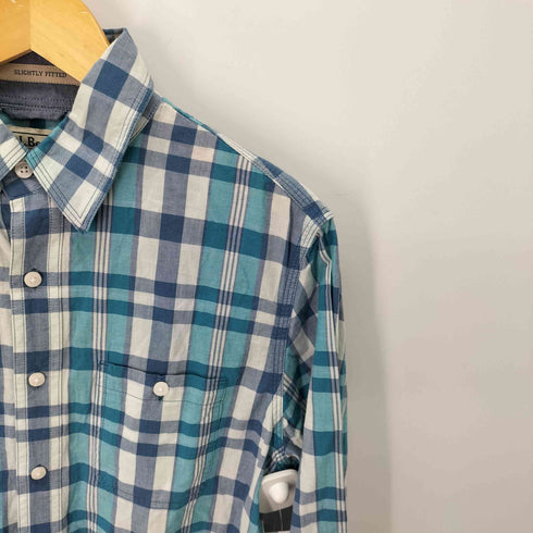 エルエルビーン L.L.Bean SLIGHTLY FITTED チェックシャツ メンズ import:S