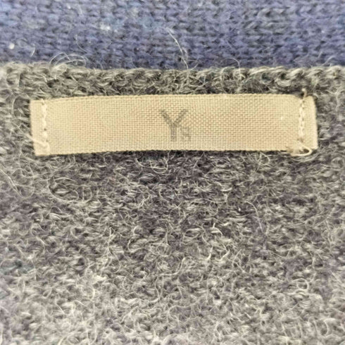 ワイズ Ys バイカラー ウール カーディガン レディース