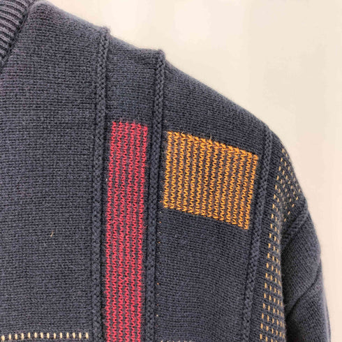 トサニ TOSANI 90s CANADA 3D 総柄ニット セーター メンズ import:XL