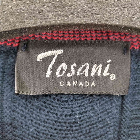 トサニ TOSANI 90s CANADA 3D 総柄ニット セーター メンズ import:XL