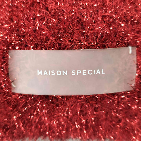 メゾンスペシャル MAISON SPECIAL Glitter Knit Mini Hand Bag レディース FREE