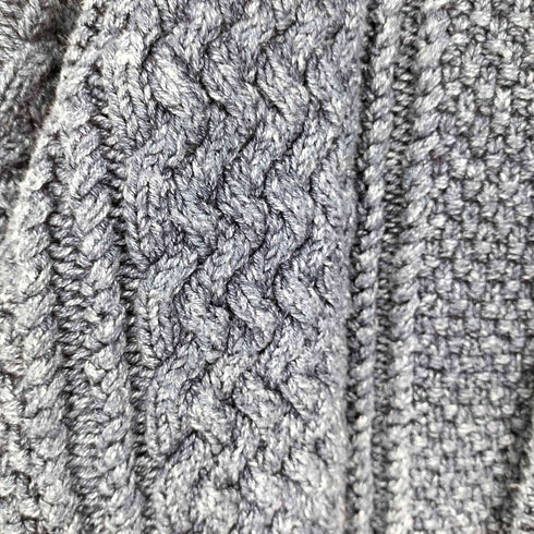 3A ケーブルニット カーディガン メンズ