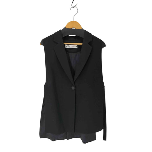 ザラ ZARA スリット入 ベスト レディース import:S