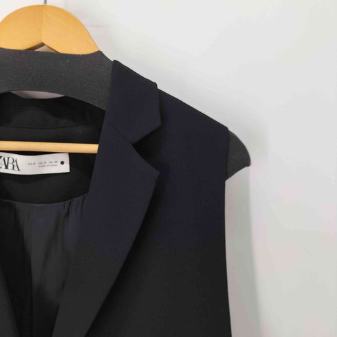 ザラ ZARA スリット入 ベスト レディース import:S