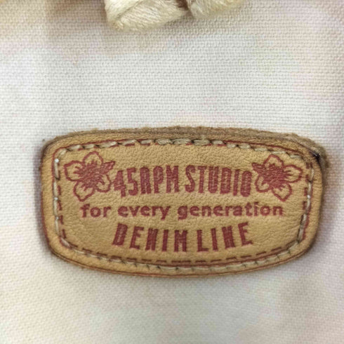 フォーティファイブアールピーエム 45rpm DENIM LINE ジップアップ ジャケット レディース JPN:S