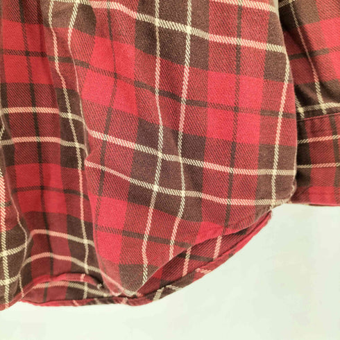 ポロカントリーラルフローレン POLO COUNTRY RALPH LAUREN 80-90s L/S チェック柄 オーバー ネルシャツ メンズ import:L