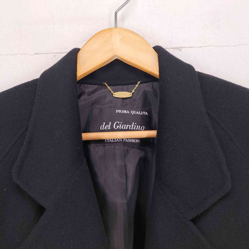del Giardino cashmere カシミヤ混1Bチェスターコート レディース F