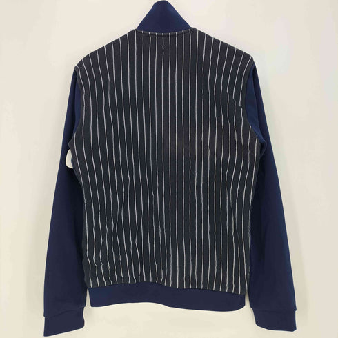 ニューバランス NEW BALANCE 袖 切替 ダブルジップ ストライプ トラックジャケット メンズ JPN:M