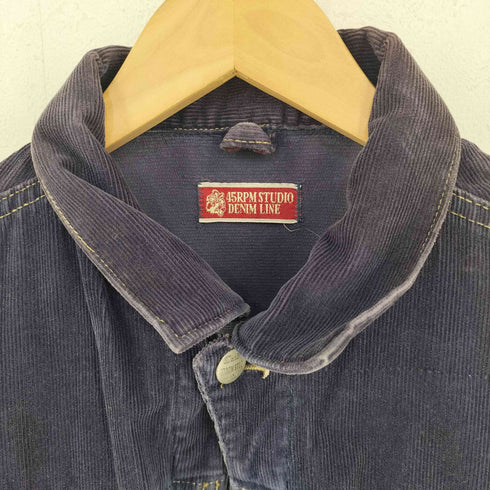 フォーティファイブアールピーエム 45rpm DENIM LINE 細畝 コーデュロイ ジャケット レディース