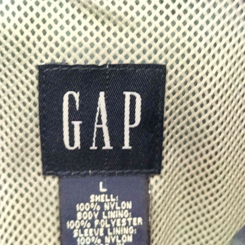 ギャップ Gap 00S ジップアップナイロンジャケット レディース import:L