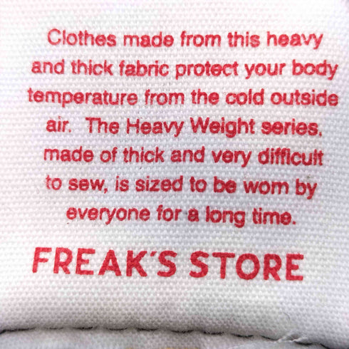 フリークスストア FREAKS STORE MAX WEIGHT USA製 ハーフジップ スウェット メンズ JPN:M