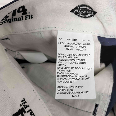 ディッキーズ Dickies 874 original fit 65/35 ポリコットン チノパン ワークパンツ メンズ 32×32