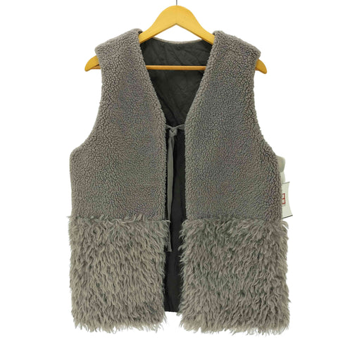 ニコアンド niko and... フェイクファー フリース ボア リバーシブルベスト レディース FREE