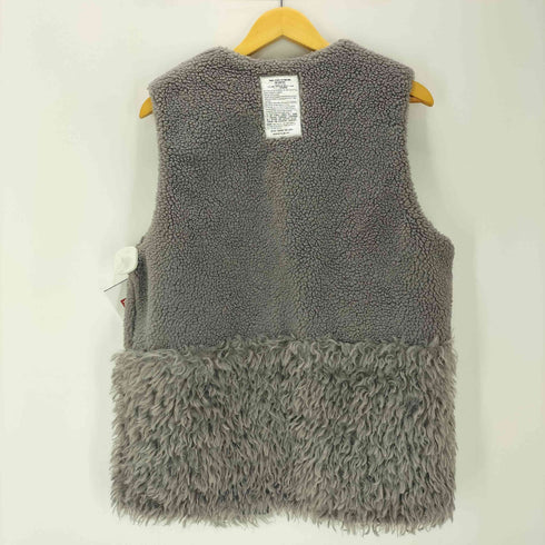 ニコアンド niko and... フェイクファー フリース ボア リバーシブルベスト レディース FREE