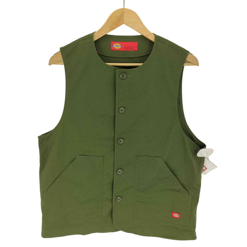 ディッキーズ Dickies 22SS ノーカラー 5ボタン チノ ベスト メンズ 7