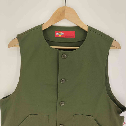 ディッキーズ Dickies 22SS ノーカラー 5ボタン チノ ベスト メンズ 7