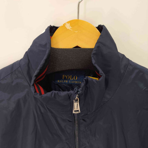ポロラルフローレン POLO RALPH LAUREN 襟ロゴ スタンドカラー イロンジャケット メンズ import:L